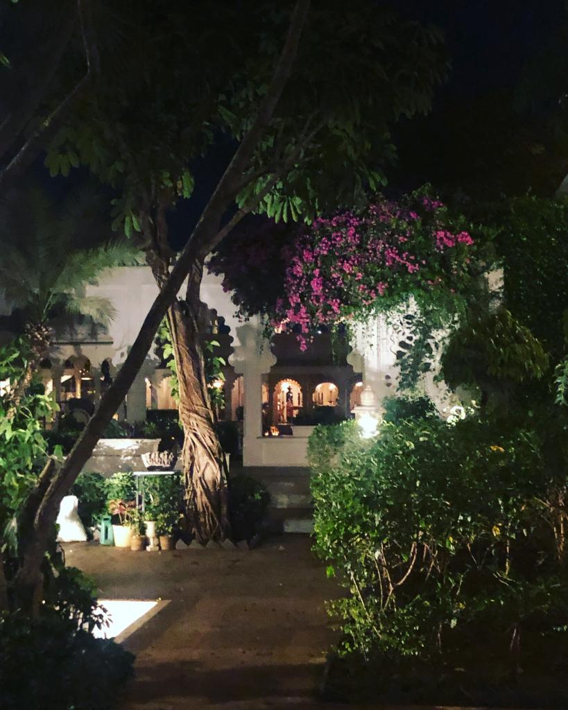 Taj Lake Palace courtyard, photo by Melinda Anderson 2